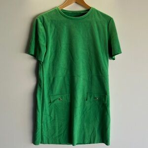 Zara Vibrant Green Short Sleeve Top